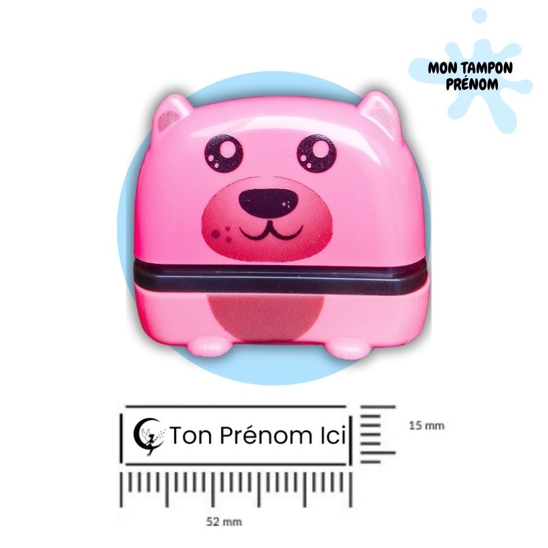 Tampon à personnaliser Nounours - Mon Tampon Prénom