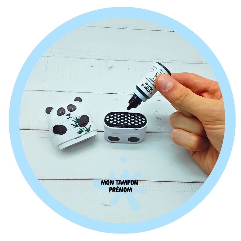 Tampon Marqueur 5 étages Panda - Mon Tampon Prénom