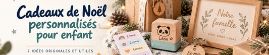  Idées de cadeaux de Noël personnalisés pour enfants - tampon prénom et créations artisanales Mon Tampon Prénom