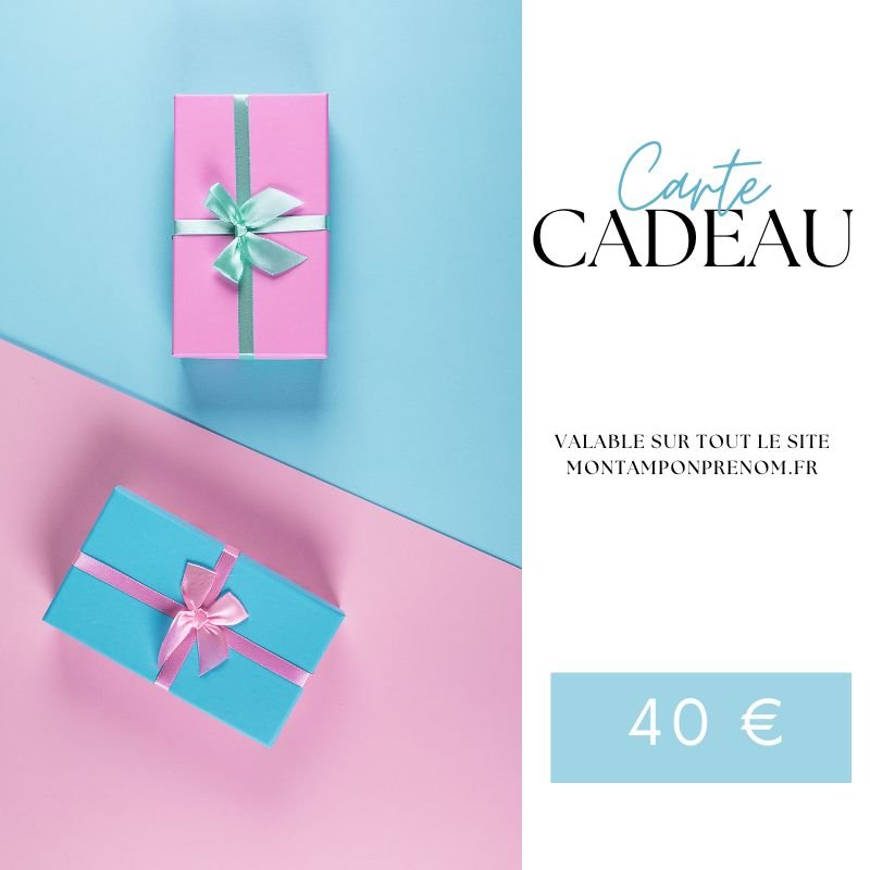 Carte Cadeau Mon Tampon Prénom - Carte cadeau - Mon Tampon Prénom