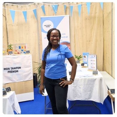 présence de Mon Tampon Prénom à un salon dédié aux familles à Paris