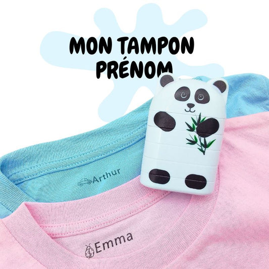 Tampon Marqueur 5 étages Panda - Mon Tampon Prénom
