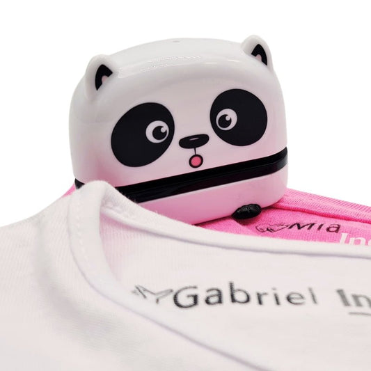 Tampon Nominatif Personnalisé Panda - Anti - Perte pour Enfants - Mon Tampon Prénom