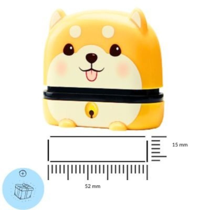 Tampon Personnalisé Chien - Pour Marquer Affaires d’École et Vêtements - Mon Tampon Prénom
