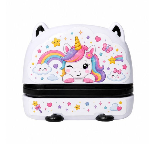 Tampon Prénom 1 Étage Édition Rentrée, Univers Licorne et arc-en-ciel - Tampons personnalisés - Mon Tampon Prénom
