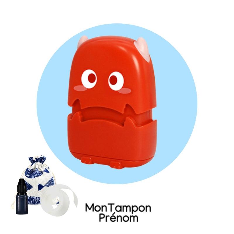 Le kit ultime pour marquer et organiser les affaires de votre enfant - Choisissez votre monstre préféré ! - Mon tampon prénom