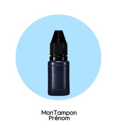 Recharge encre noire pour tampon encreur personnalisé - 10 ml - Mon Tampon Prénom